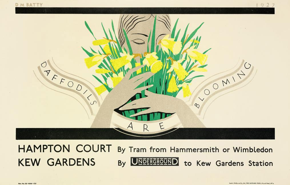 Dora M. Batty - Daffodils Are Blooming