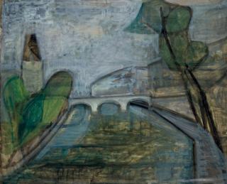 Dora Maar - Le pont (et une autre oeuvre)