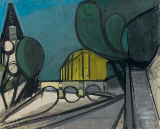 Dora Maar - Vue de Paris, la Seine, à droite l\'Hôtel de la Monnaie