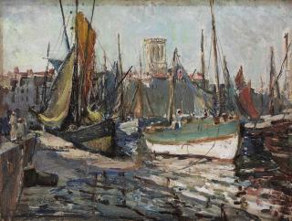 Dora Meeson - High tide, La Rochelle