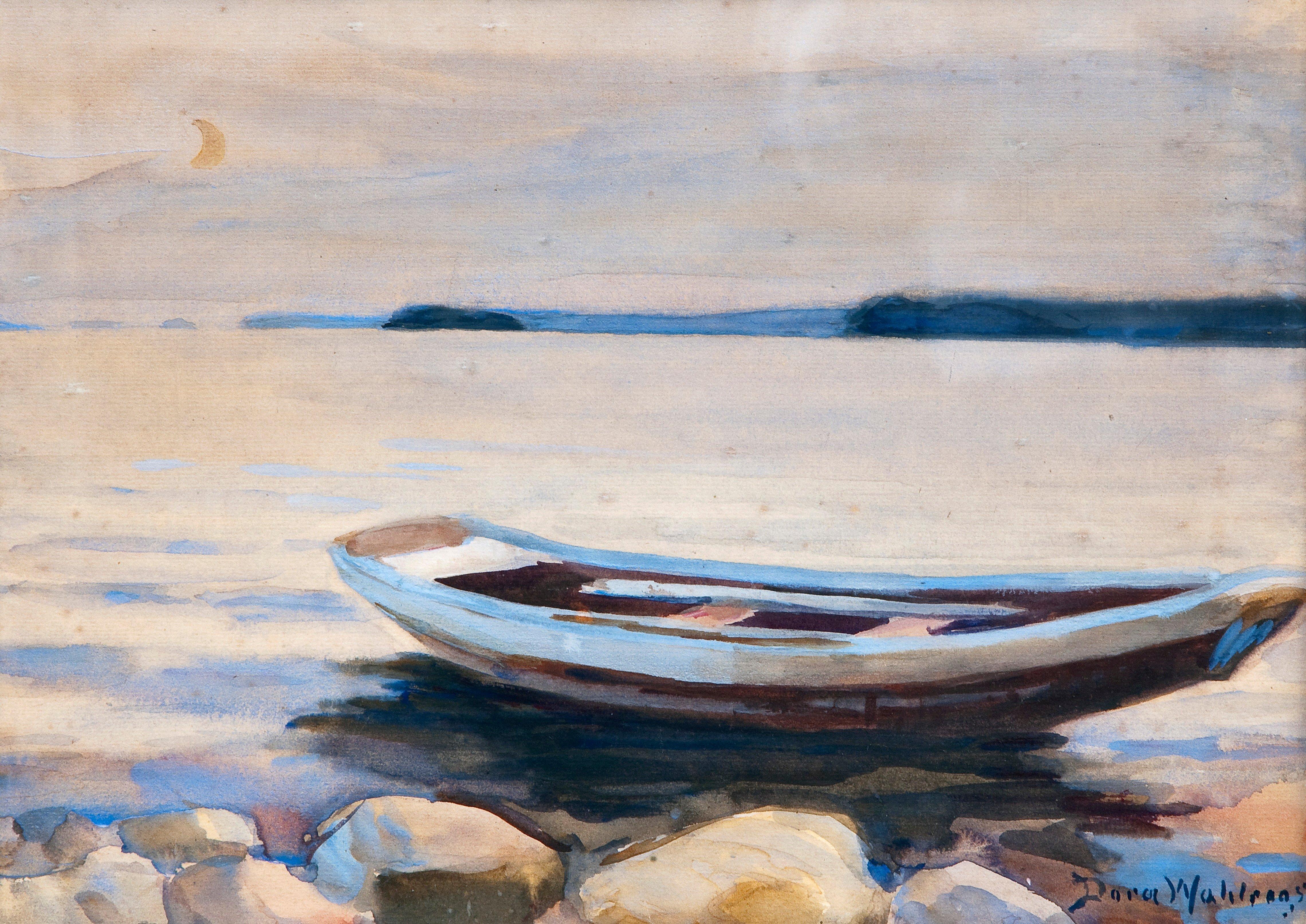 Dora Wahlroos - An Old Boat On The Shore