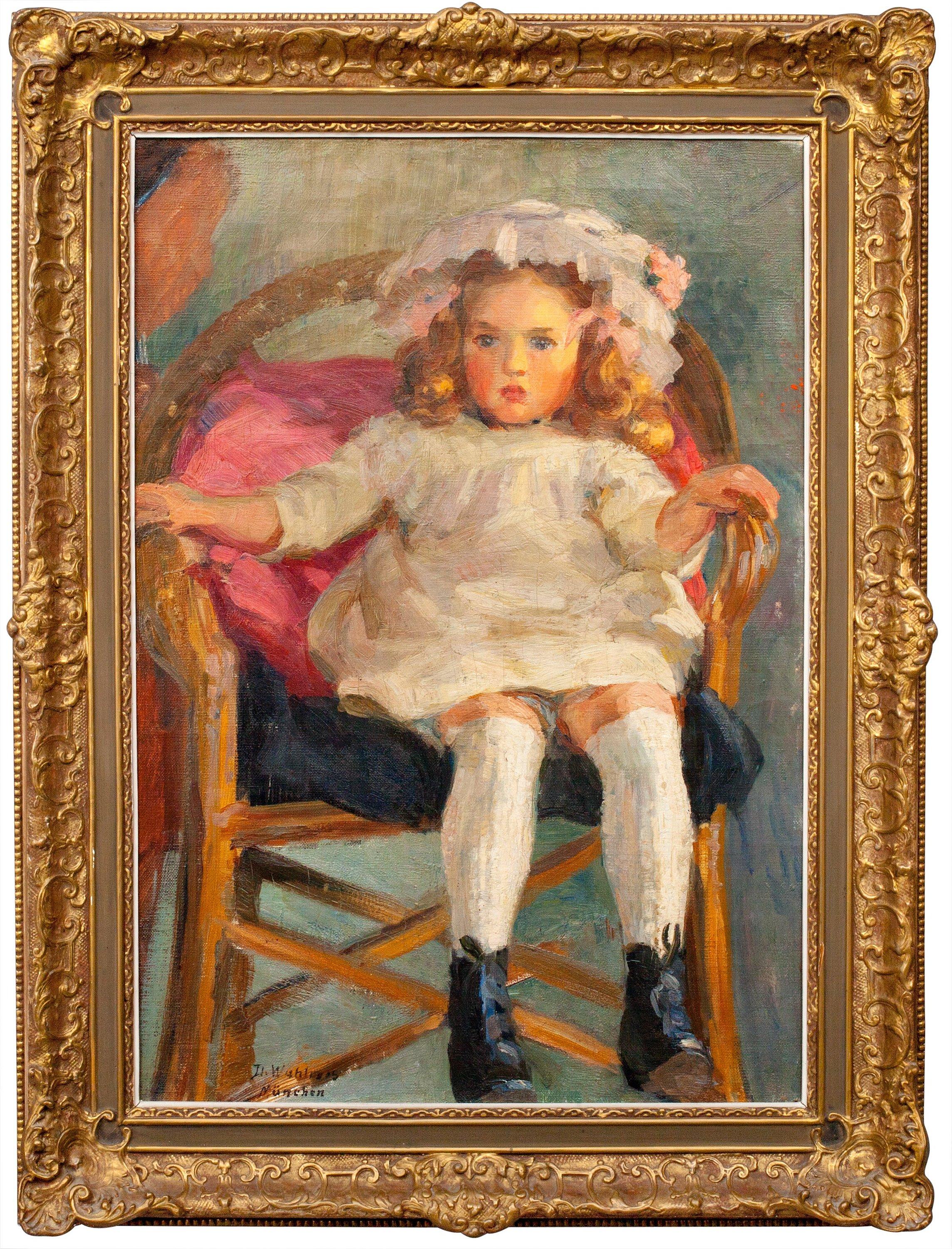 Dora Wahlroos - Girl Sitting.