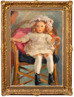 Dora Wahlroos - Girl Sitting.