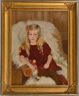 Dora Wahlroos - Porträtt Av En Flicka