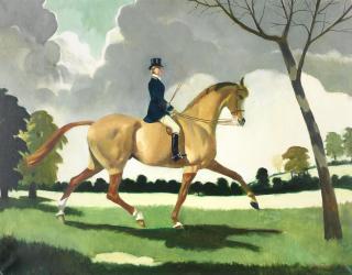 Doris Clare Zinkeisen - A Lady on Horseback