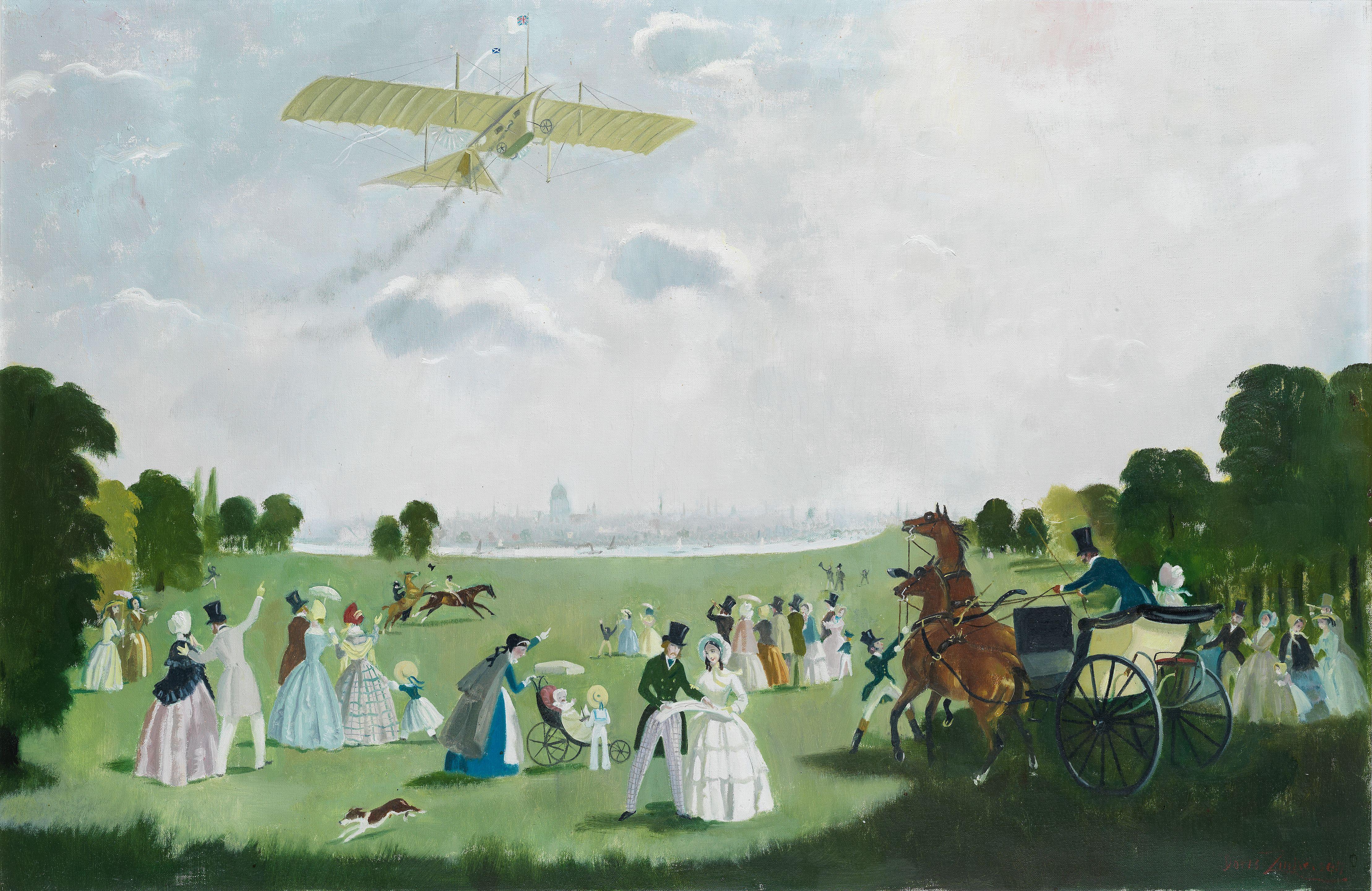 Doris Clare Zinkeisen - An Afternoon in the Park