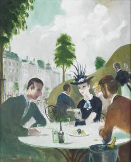 Doris Clare Zinkeisen - Champs-Élysées