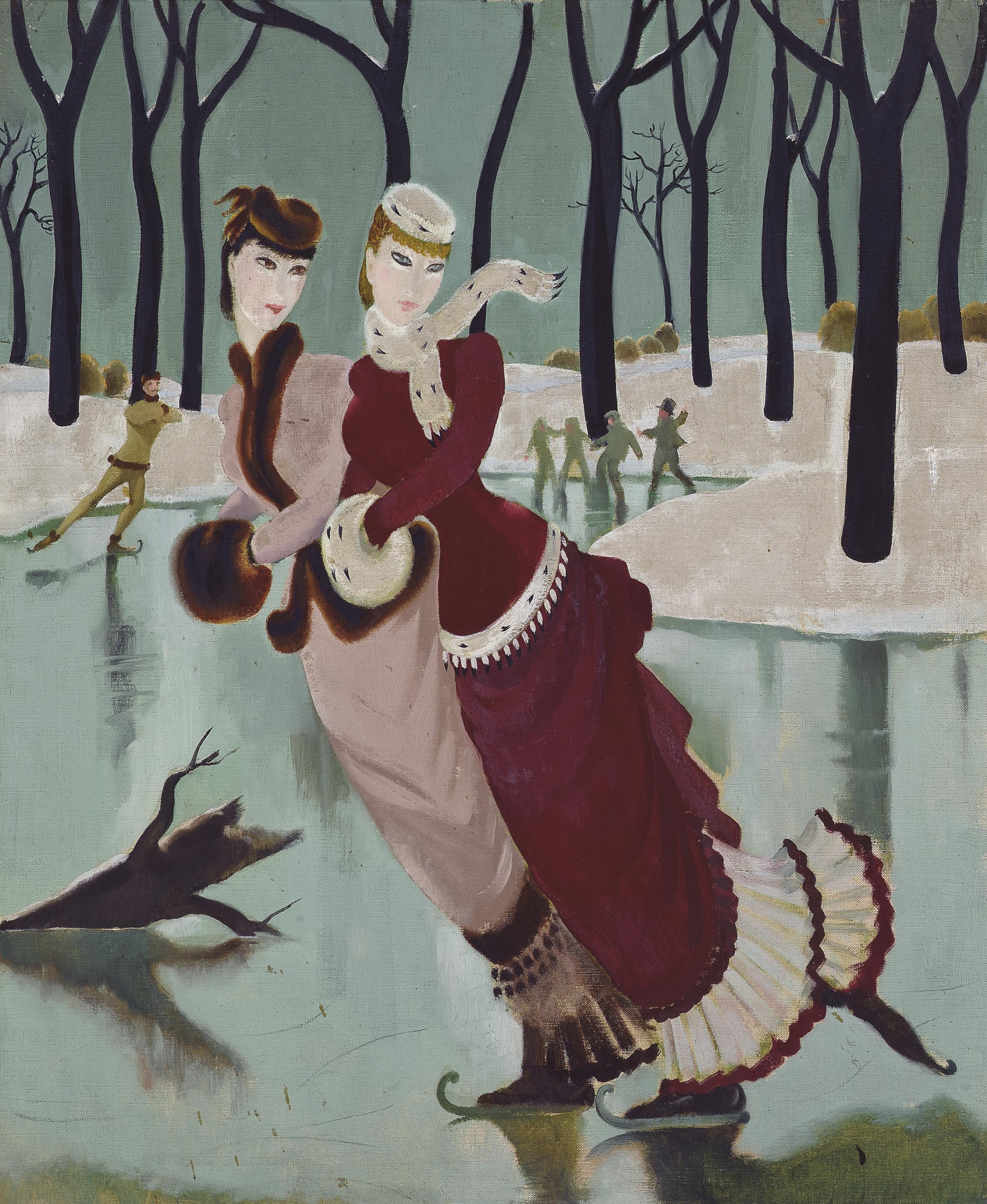 Doris Clare Zinkeisen - Ermine And Sable