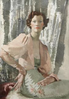 Doris Clare Zinkeisen - Portrait of Miss Harold Taylor