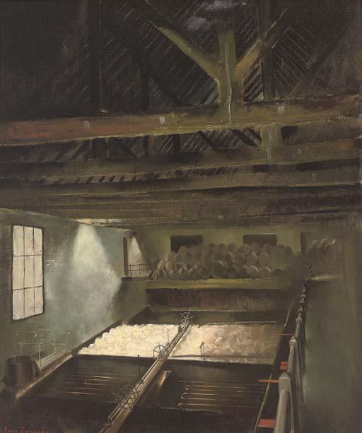 Doris Clare Zinkeisen - The Porter Inn room