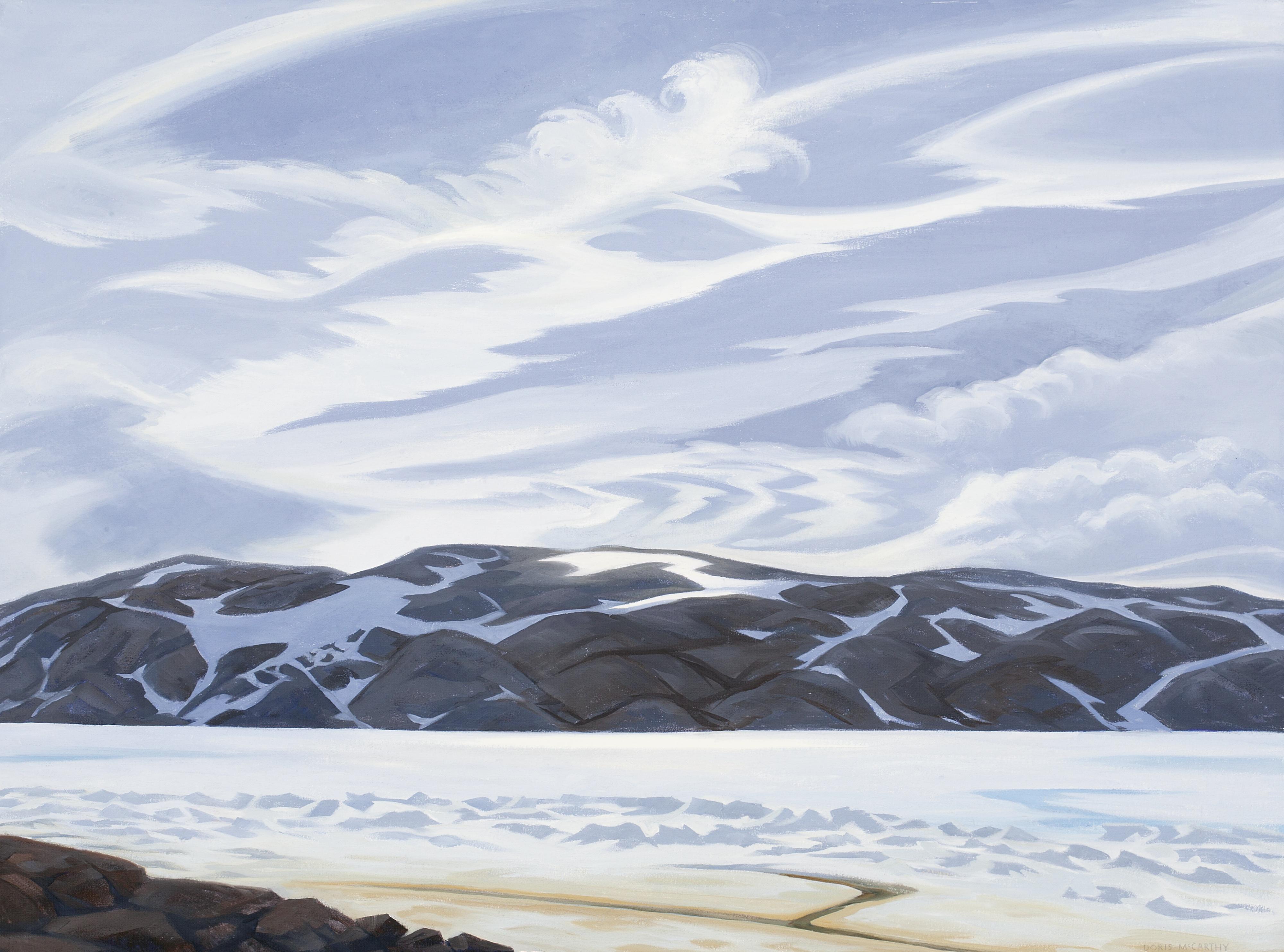 Doris Jean Mccarthy - Arctic Sky, Lake Harbour