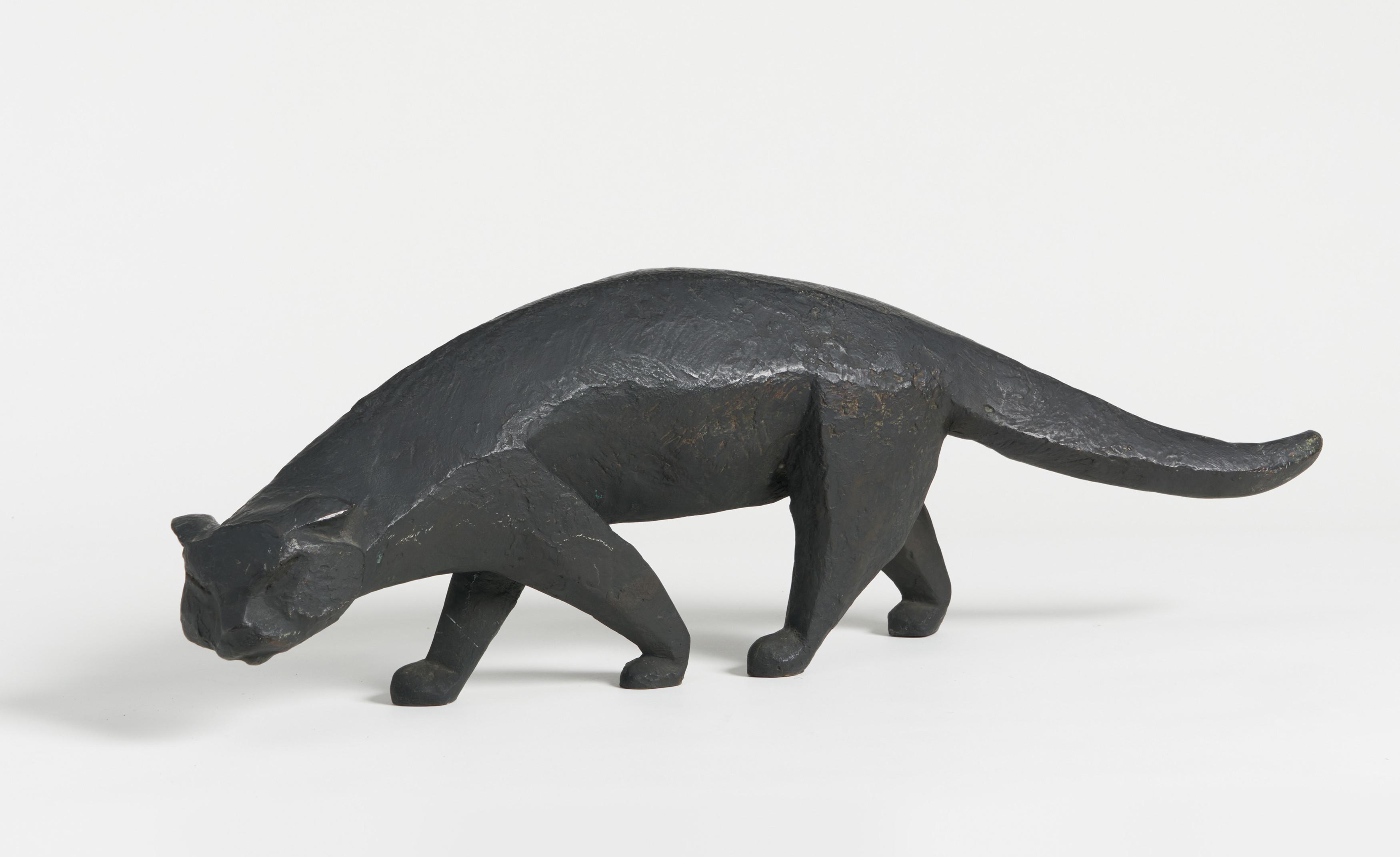 Doris Rücker - Ohne Titel (gehende Katze).