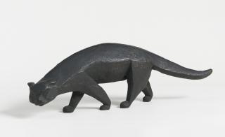 Doris Rücker - Ohne Titel (gehende Katze).