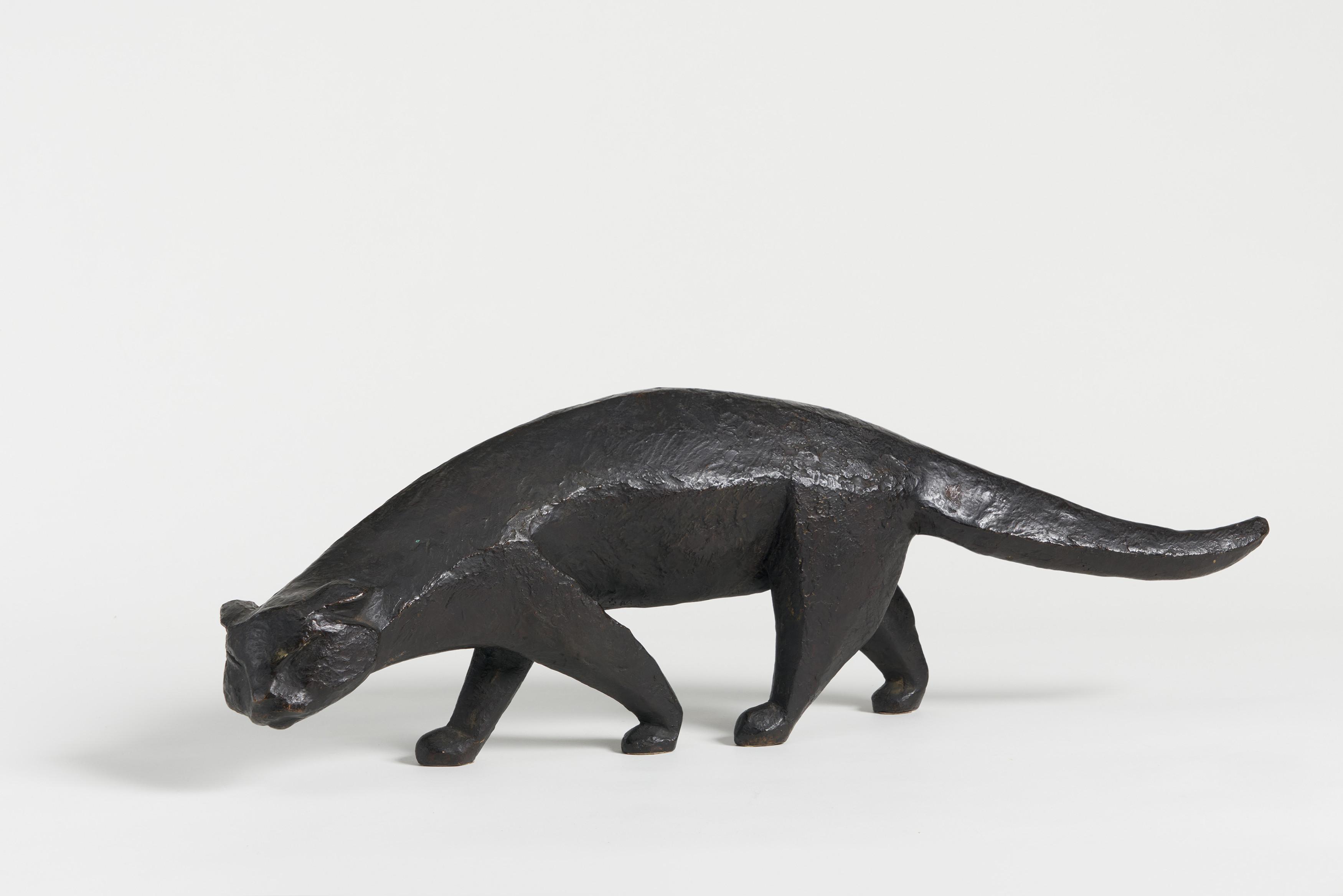 Doris Rücker - Ohne Titel (gehende Katze).