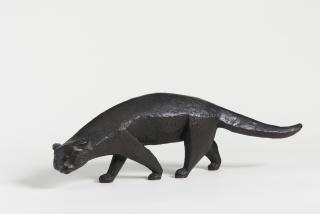 Doris Rücker - Ohne Titel (gehende Katze).