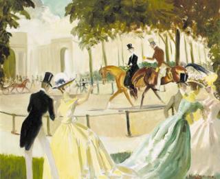 Doris Zinkeisen - Afternoon Promenade