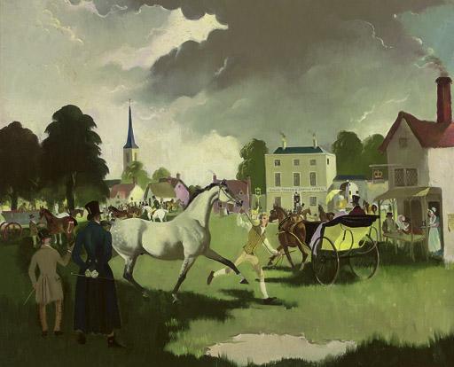 Doris Zinkeisen - Horse fair
