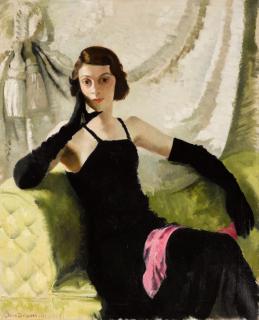 Doris Zinkeisen - Portrait Of Mrs Sanders Watney