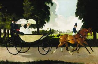 Doris Zinkeisen - Returning from the Races