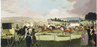 Doris Zinkeisen - The First Derby, Run In 1780 And Won By Sir Charles Bunbury\'S Colt \'Diomed\'