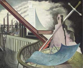 Doris Zinkeisen - The Flaming Sword of Industry (Planning For Continuity of Work)