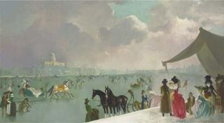 Doris Zinkeisen - The Frozen Thames In 1788