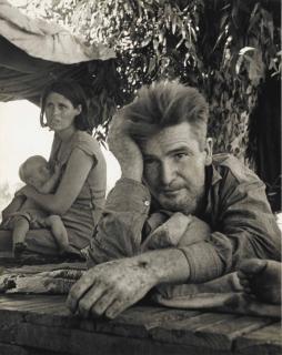 Dorothea Lange - Drought Refugees from Oklahoma, in California, Blythe, California, August 17, 1936