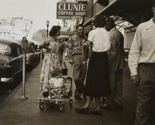 Dorothea Lange - Street Conversation, Clunie Coffee Shop, San Francisco Bay Area
