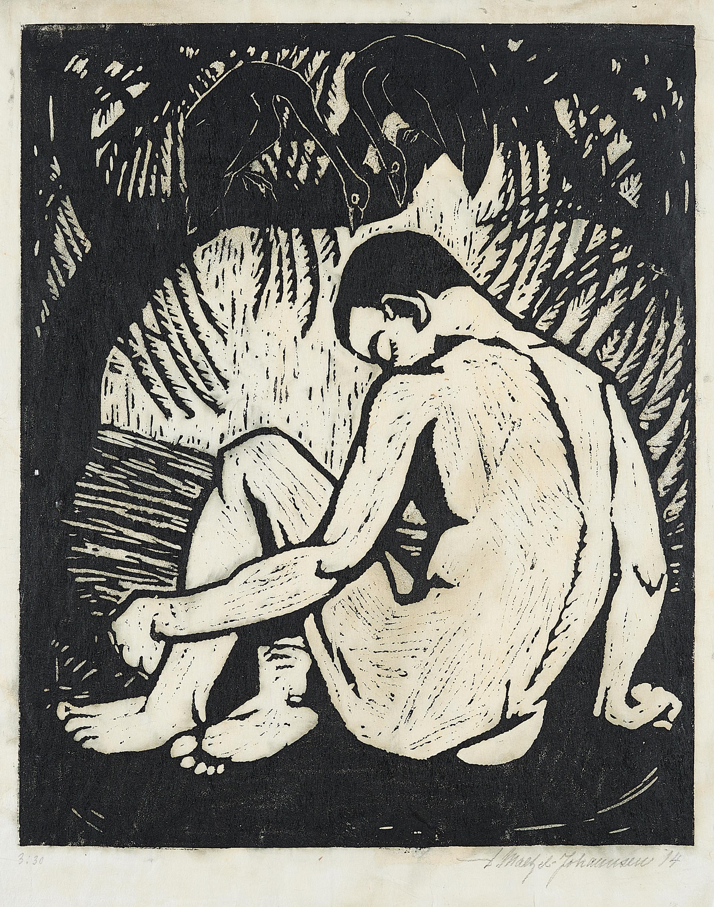 Dorothea Maetzel-Johannsen - Ohne Titel (männlicher Akt).