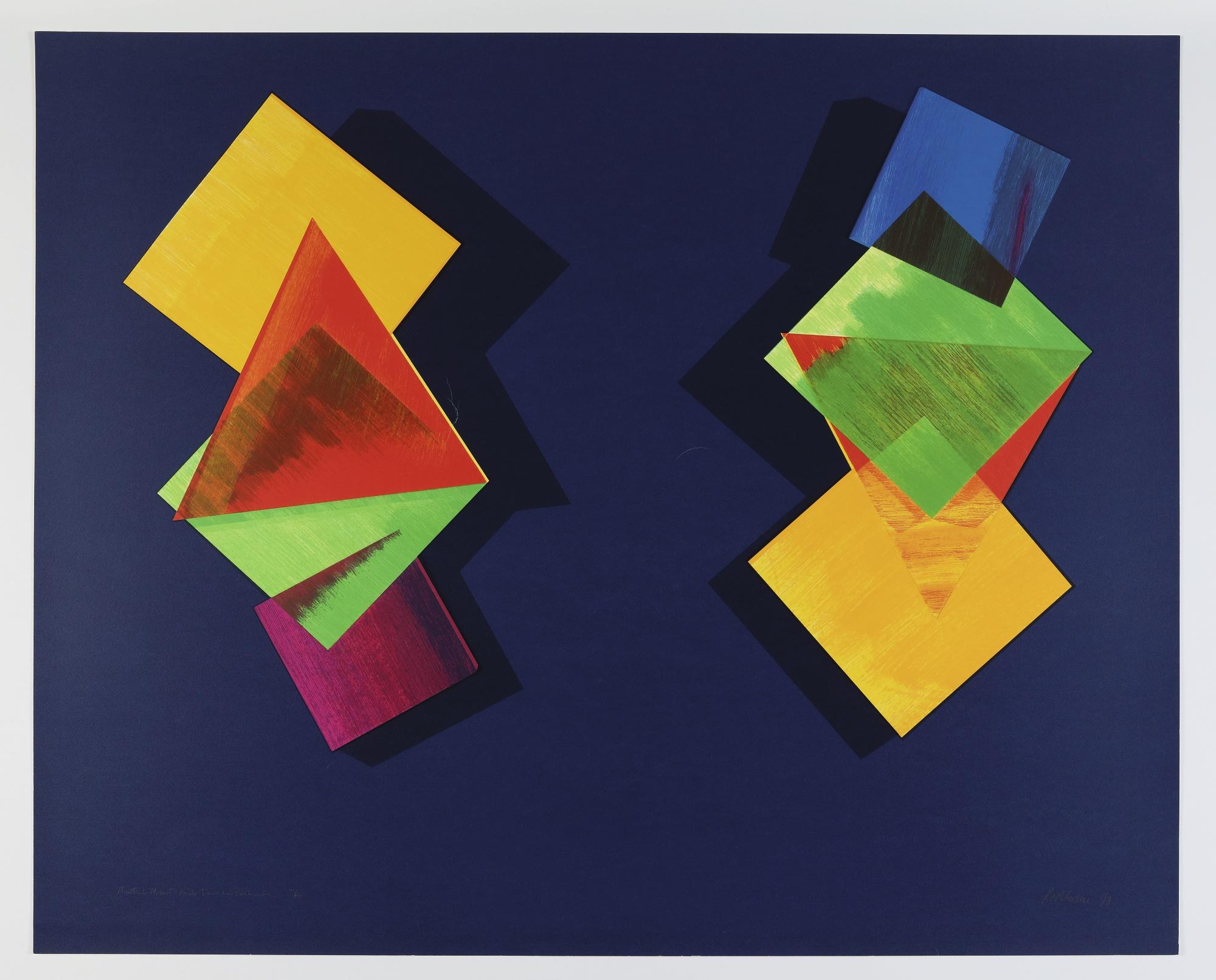 Dorothea Rockburne - Mozart And Mozart Upside Down And Backward