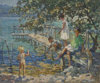 Dorothea Sharp, R.B.A., R.O.I., V.P.S.W.A. - Summer\'s heat