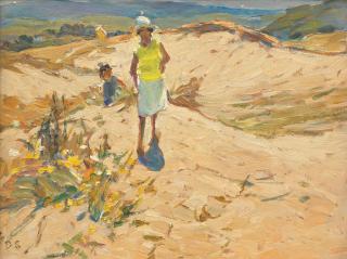Dorothea Sharp, RBA, ROI - Crossing the dunes