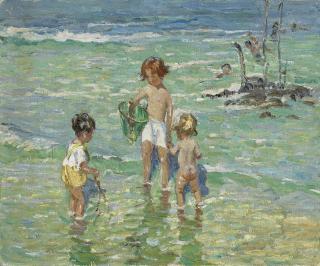 Dorothea Sharp - Children on a beach