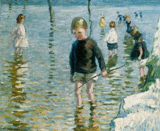 Dorothea Sharp - Children Paddling