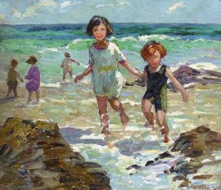 Dorothea Sharp - Children Paddling