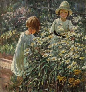 Dorothea Sharp - Picking daisies