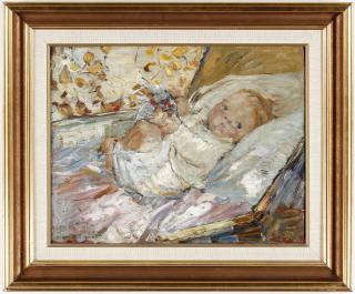 Dorothea Sharp - The Baby in its crib