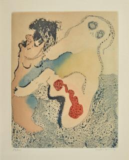 Dorothea Tanning - 1 Plate, From En Chair Et En Or