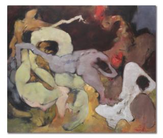 Dorothea Tanning - La Descente dans la rue