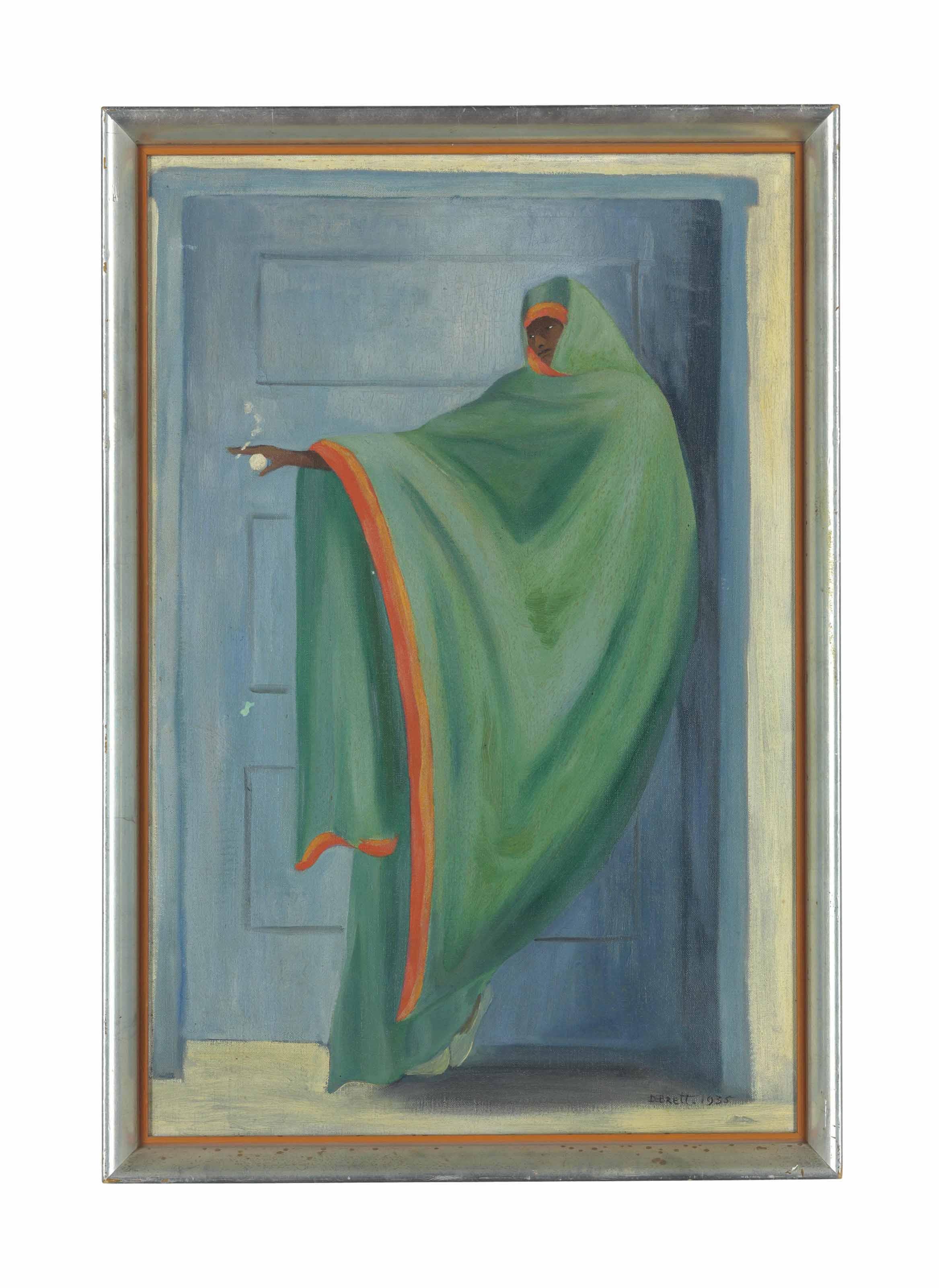 Dorothy Eugenie Brett - Indian woman smoking