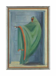 Dorothy Eugenie Brett - Indian woman smoking