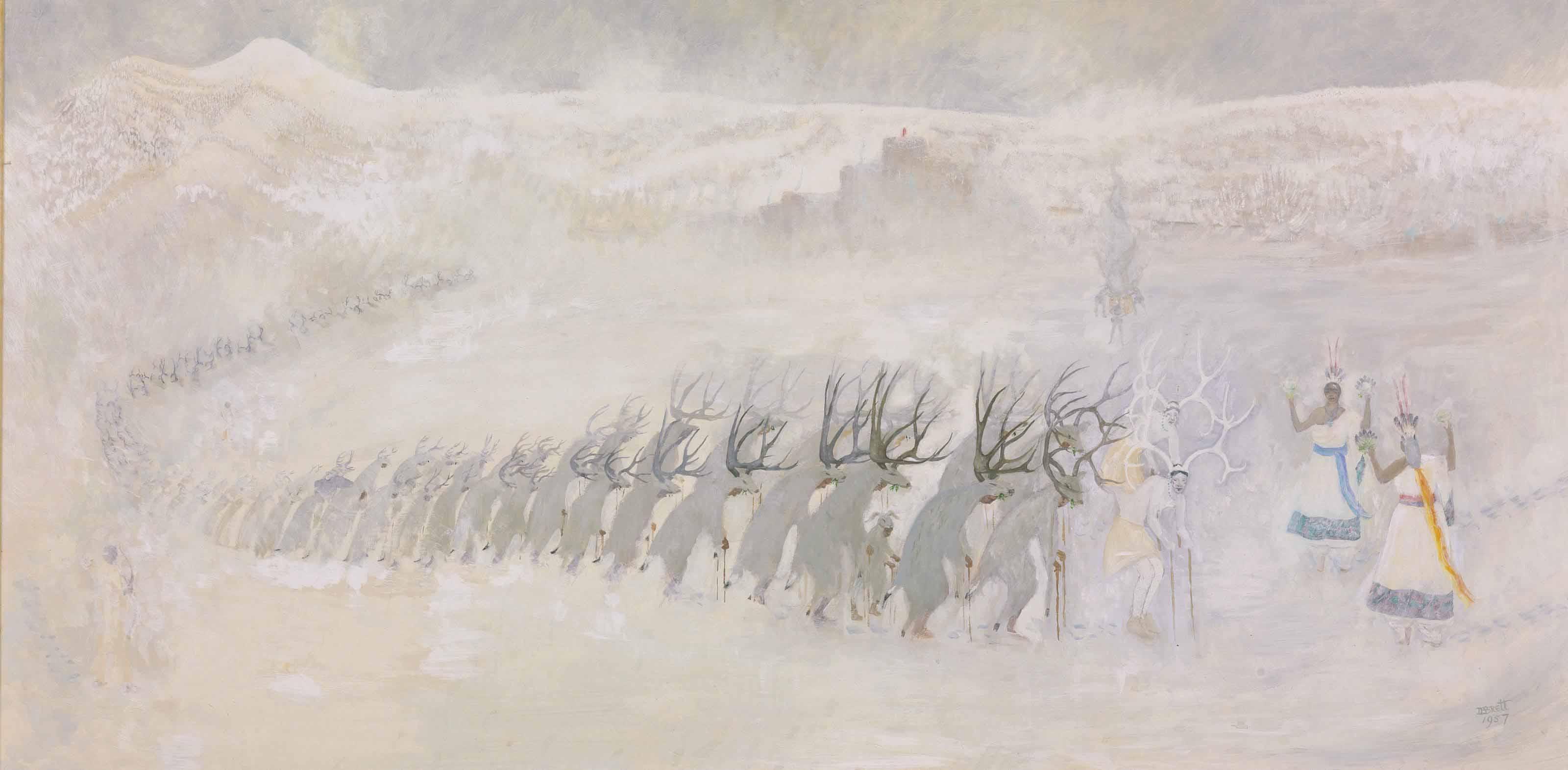 Dorothy Eugenie Brett - The Deer Procession