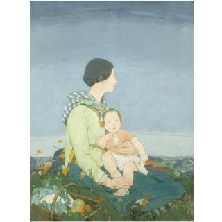 Dorothy Hawksley - Mother And Child