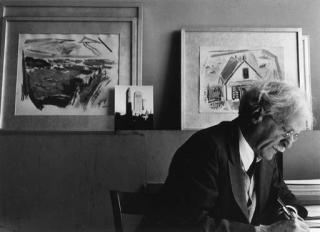 Dorothy Norman - Alfred Stieglitz Spotting Portrait of Dorothy Norman (1930s)