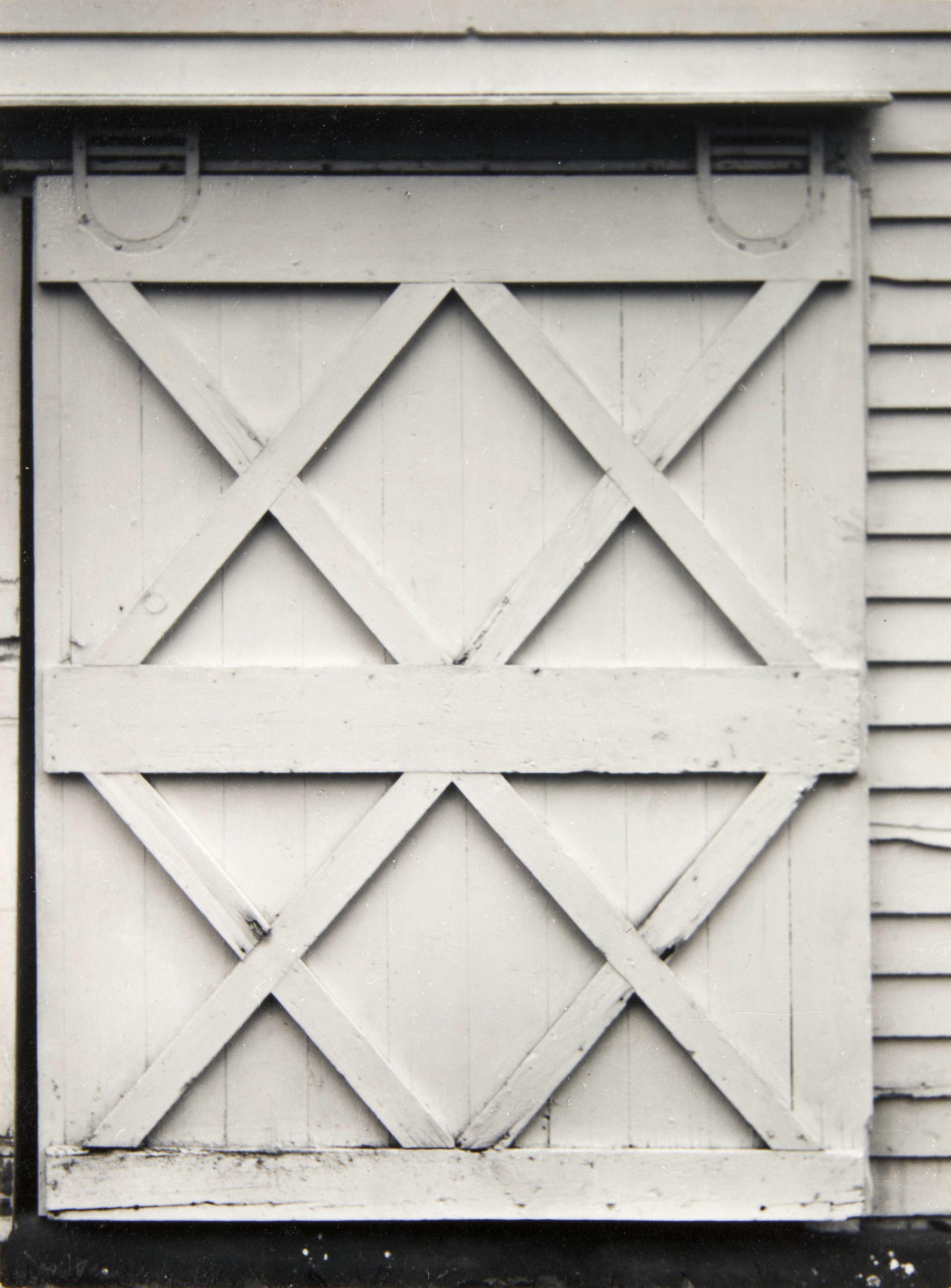 Dorothy Norman - Barn Doors, Lake George, New York, Taken after Alfred Stieglitz\'s Death