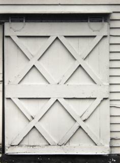 Dorothy Norman - Barn Doors, Lake George, New York, Taken after Alfred Stieglitz\'s Death