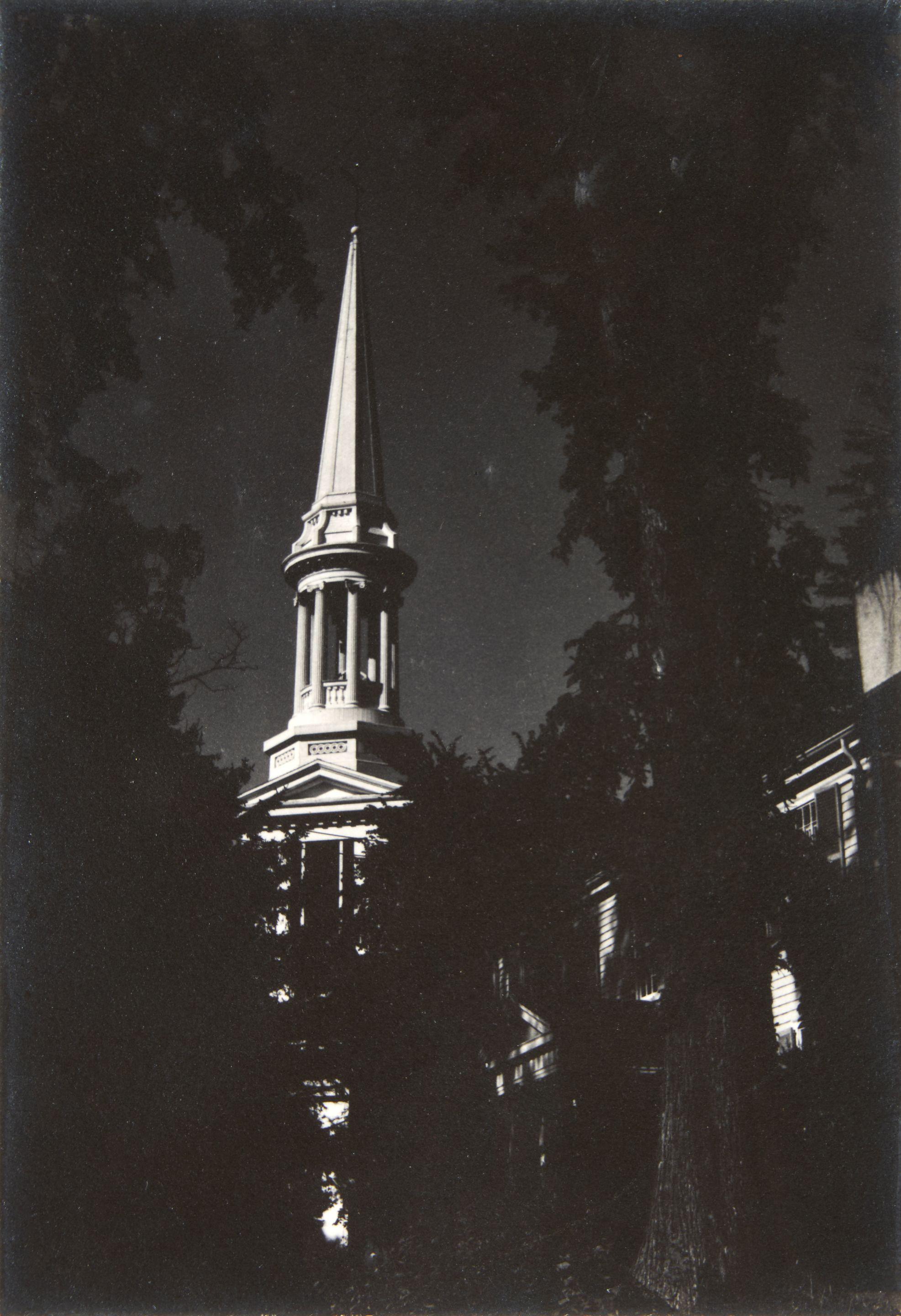 Dorothy Norman - Church, Christopher Wren Steeple, Sandwich, Cape Cod