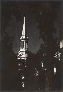 Dorothy Norman - Church, Christopher Wren Steeple, Sandwich, Cape Cod