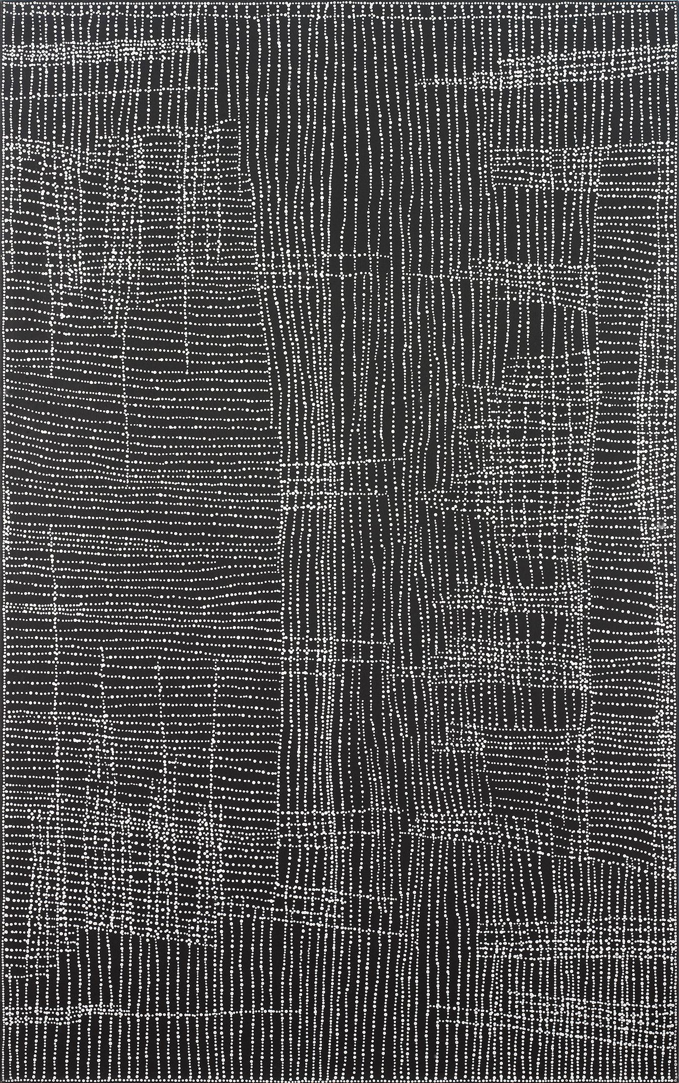 Dorothy Robinson Napangardi - Salt on Mina Mina, 2002