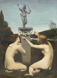 Dorothy Tennant - Rival supplicants